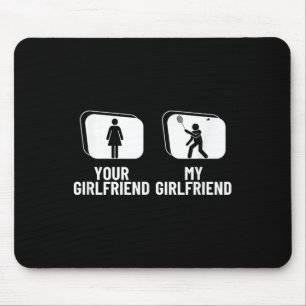 Shuttle Your Girlfriend My Girlfriend Funny Badmin Mouse Pad