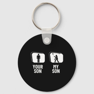 Shuttle Your Son My Son Dad Mum Funny Dminton Key Ring