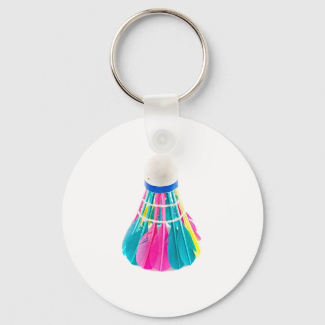Shuttlecock Key Ring (Front)