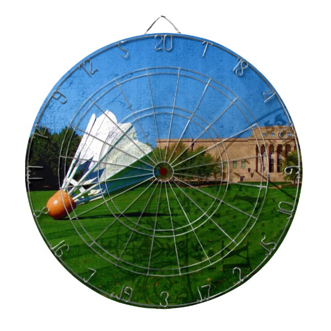 Shuttlecock on the Lawn Dartboard (Front)