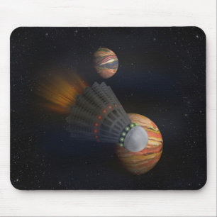 Shuttlecock Space Shuttle Mouse Pad