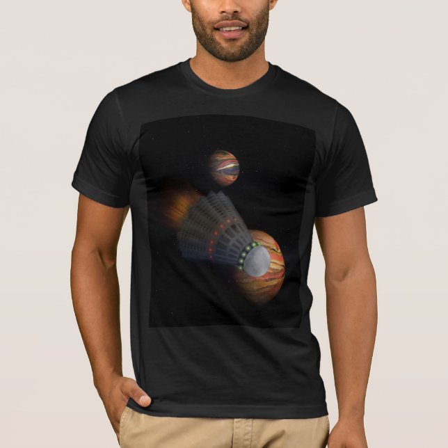 Shuttlecock Space Shuttle T-Shirt (Front)