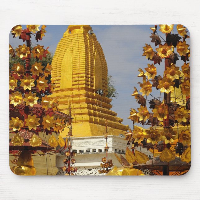 Shwe Zigon Pagoda complex in Bagan (Pagan), Mouse Pad (Front)