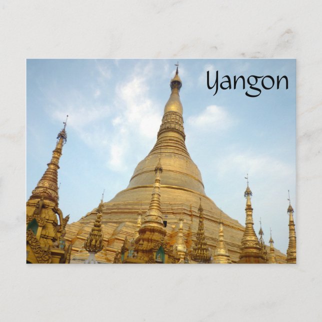 shwedagon golden tops postcard (Front)