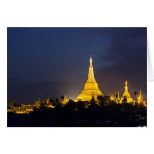 Shwedagon Pagoda At Night