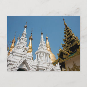 Shwedagon Pagoda Exterior Postcard