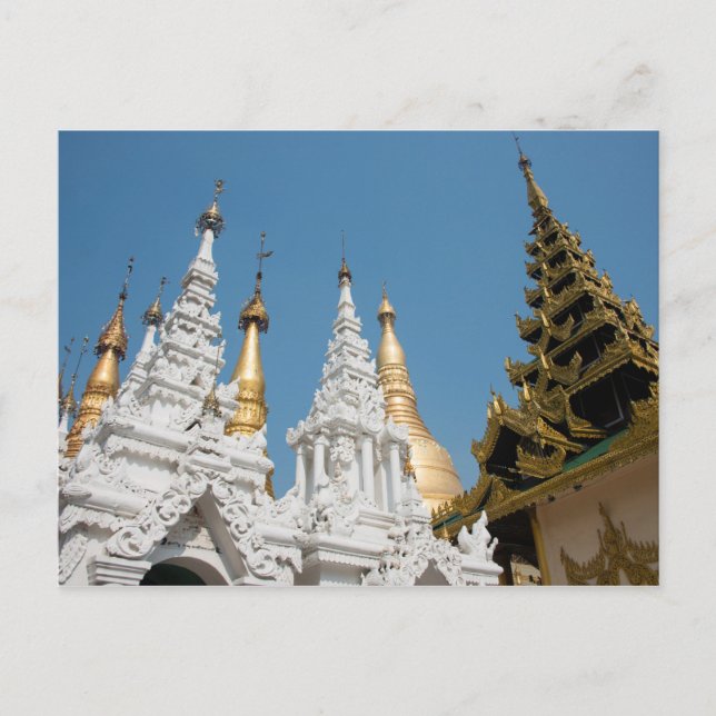 Shwedagon Pagoda Exterior Postcard (Front)