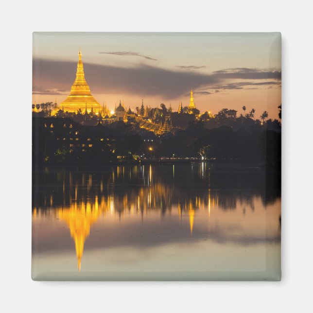Shwedagon Pagoda, Myanmar, Yangon Magnet (Front)