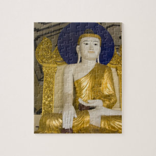Shwedagon Pagoda (Paya), large temple site that 3 Jigsaw Puzzle
