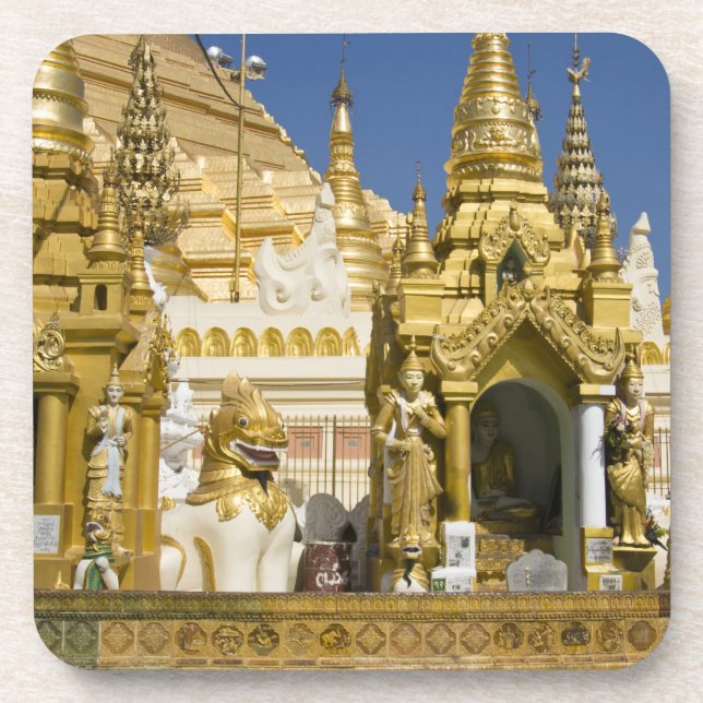 Shwedagon Pagoda (Paya), large temple site that Coaster (Front)