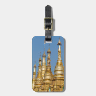 Shwedagon Pagoda Spires Luggage Tag