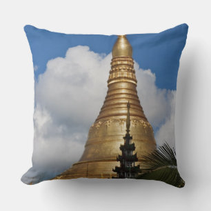 Shwedagon Pagoda, Yangon, Myanmar Cushion