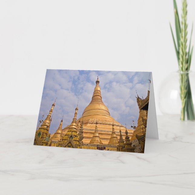 Shwedagon Paya • Greeting Card (Front)