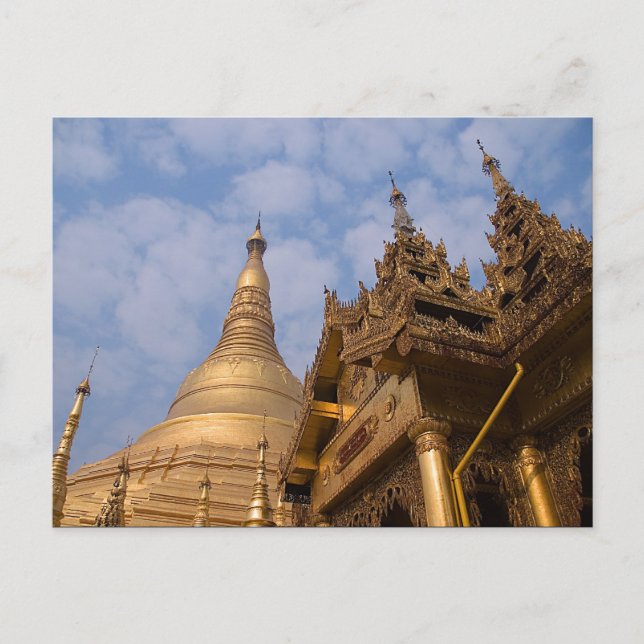 Shwedagon Paya PICT3895 Postcard (Front)