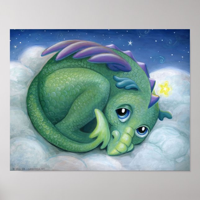 Shy Dragon Poster (Front)