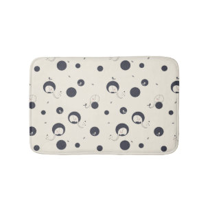 Shy Elephant Pattern Bath Mat
