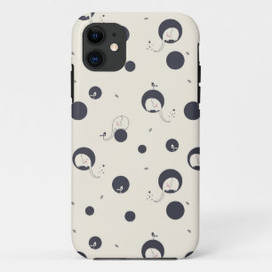 Shy Elephant Pattern iPhone 11 Case