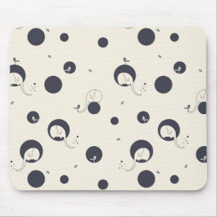 Shy Elephant Pattern Mouse Pad