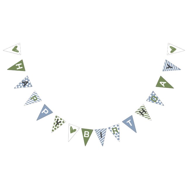 Shy Guy Happy Birthday Bunting Banner (All)