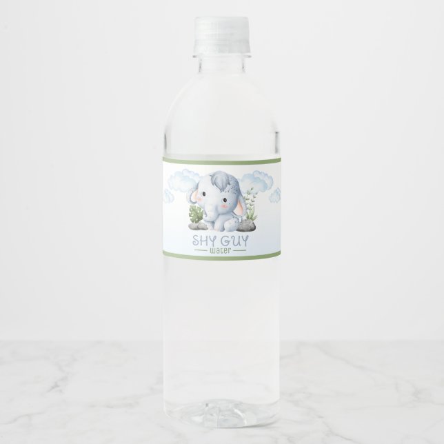 Shy Guy Water Bottle Labels (Front)