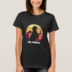 Shy Introvert Ew People Dog Antisocial Loner Wallf T-Shirt