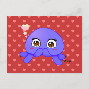 Shy Jellyfish Postcard