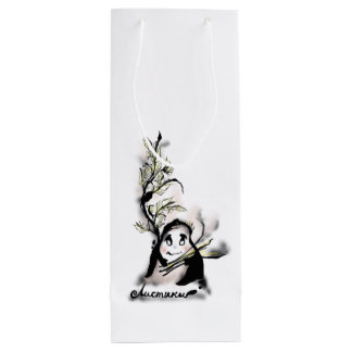 Shy Mr. Leaf Wine Gift Bag