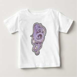 Shy Octopus Baby T-Shirt