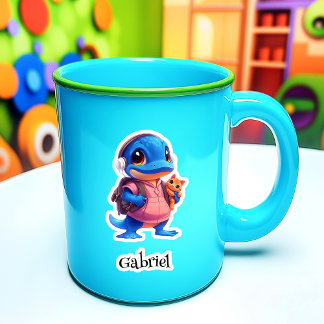 Shy Platypus Personalised Vinyl Sticker