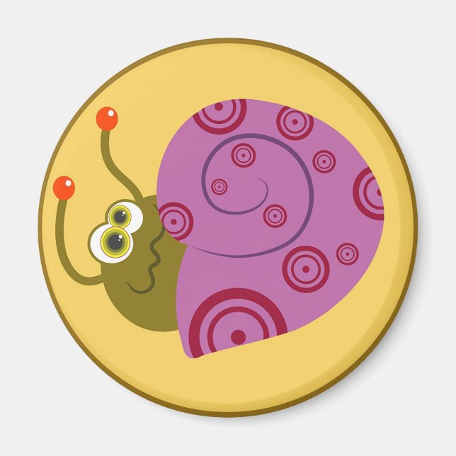 Shy Snail Magnet (Front)