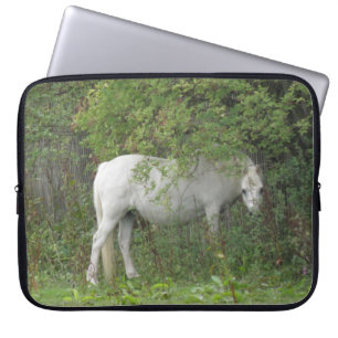 Shy White Horse Laptop Bag