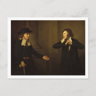 Shylock and Tubal from Act III, Scene ii of 'The M Postcard
