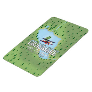 Shymbulak Kazakhstan Ski travel poster Magnet