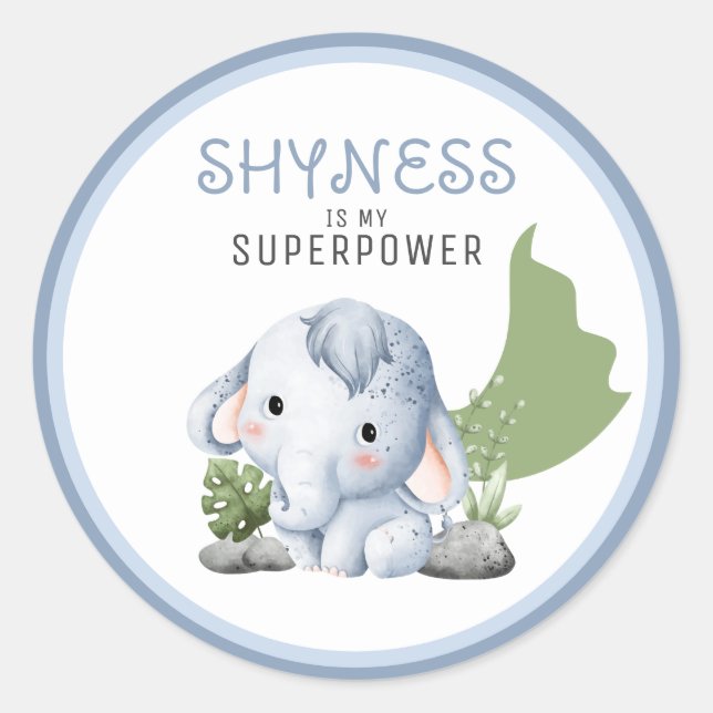 Shyness Is My Superpower Stickers (Front)