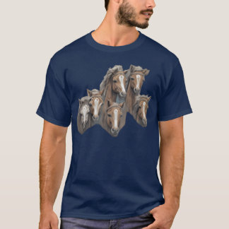 Si Beautiful Horses family T-Shirt