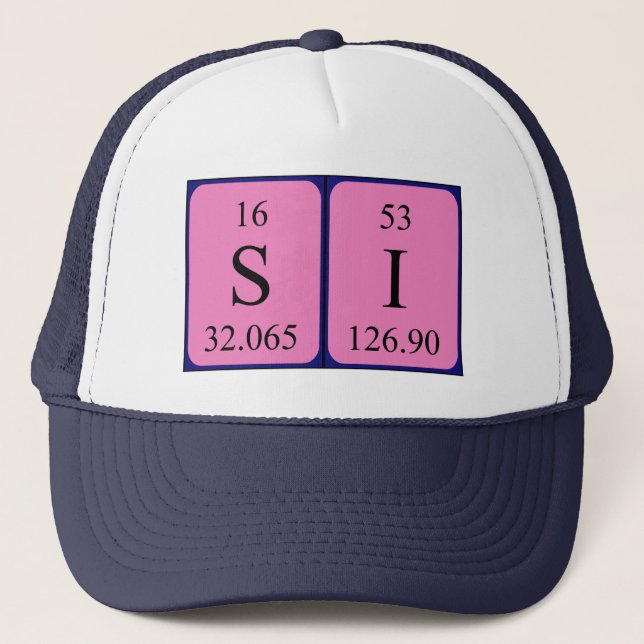Si periodic table name hat 1 (Front)