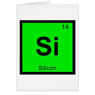 Si - Silicon Chemistry Periodic Table Symbol
