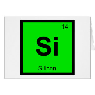 Si - Silicon Chemistry Periodic Table Symbol