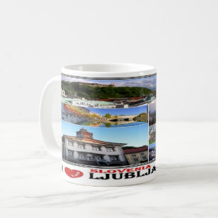 SI Slovenia - Ljubljana - I Love Mosaic - Panorama Coffee Mug