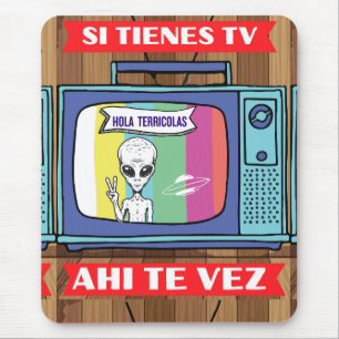 si tienes tv ahi te vez drawstring bag mouse pad