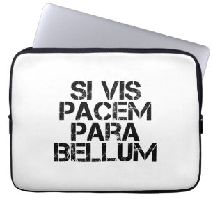 Si Vis Pacem Para Bellum Laptop Sleeve