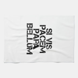 Si Vis Pacem Para Bellum Tea Towel