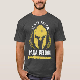 Si Vis Pacem Para Bellum Vintage Greece History T-Shirt