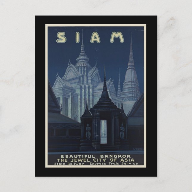 Siam Beautiful Bangkok Postcard (Front)