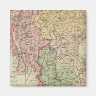 Siam, Burma and Anam Magnet