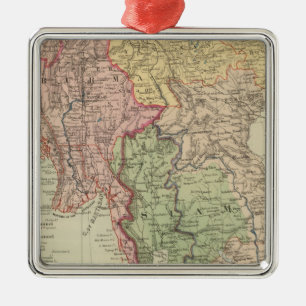 Siam, Burma and Anam Metal Tree Decoration