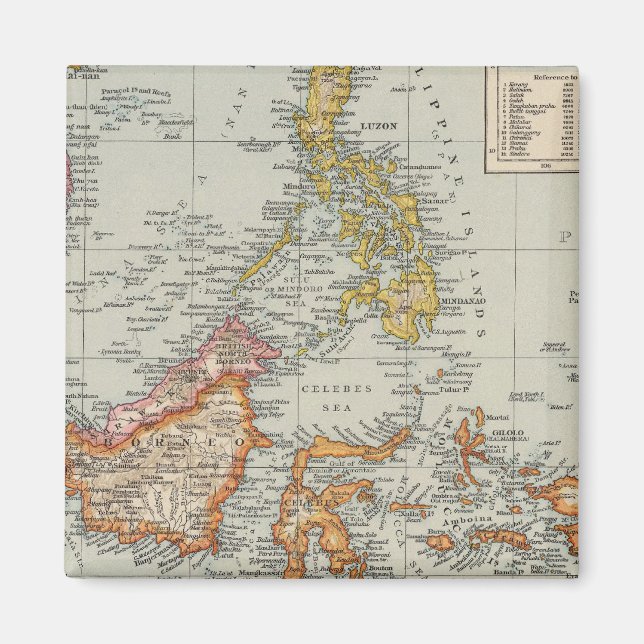 Siam, Malay Archipelago Magnet (Front)