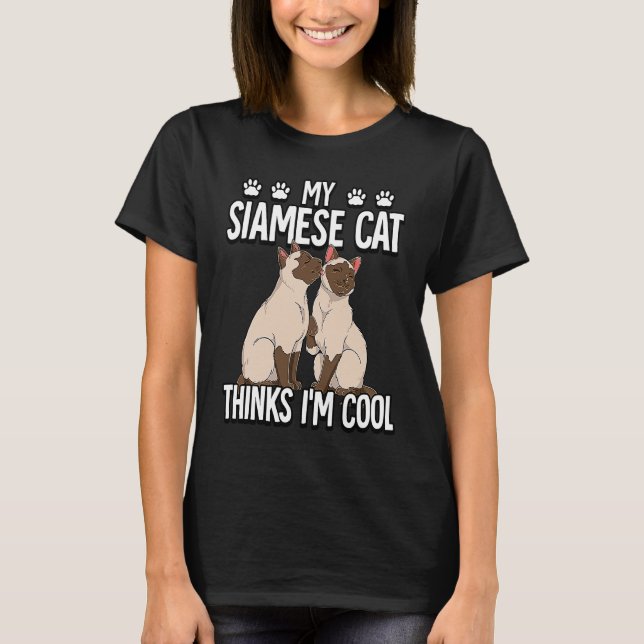 Siamese Cat  10 T-Shirt (Front)
