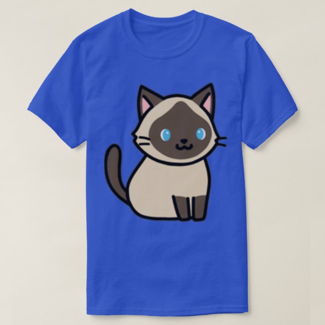 Siamese Cat  (2)  T-Shirt (Design Front)