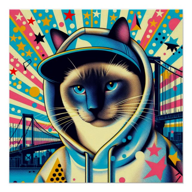 SIAMESE CAT 4 POSTER (Front)